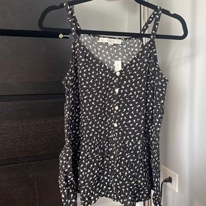 Peplum tank top